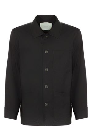 Giacca camicia nera misto lana YES LONDON | XCM7237NERO
